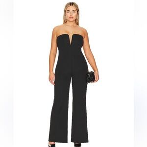 Good American Size 5 Black strapless jumpsuit Never worn